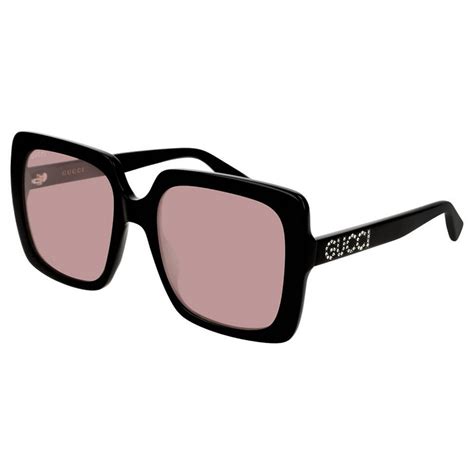 gucci pink sunglasses square|gucci square sunglasses unisex.